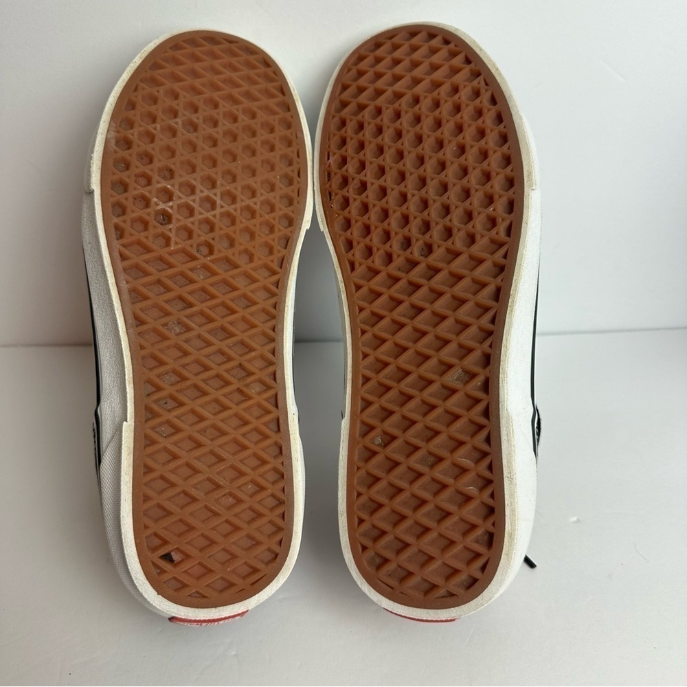 Vans Off The Wall Checkered Shoes Men’s Size 9 EU 42 Sneakers Red Black FLAW - Picture 8 of 10